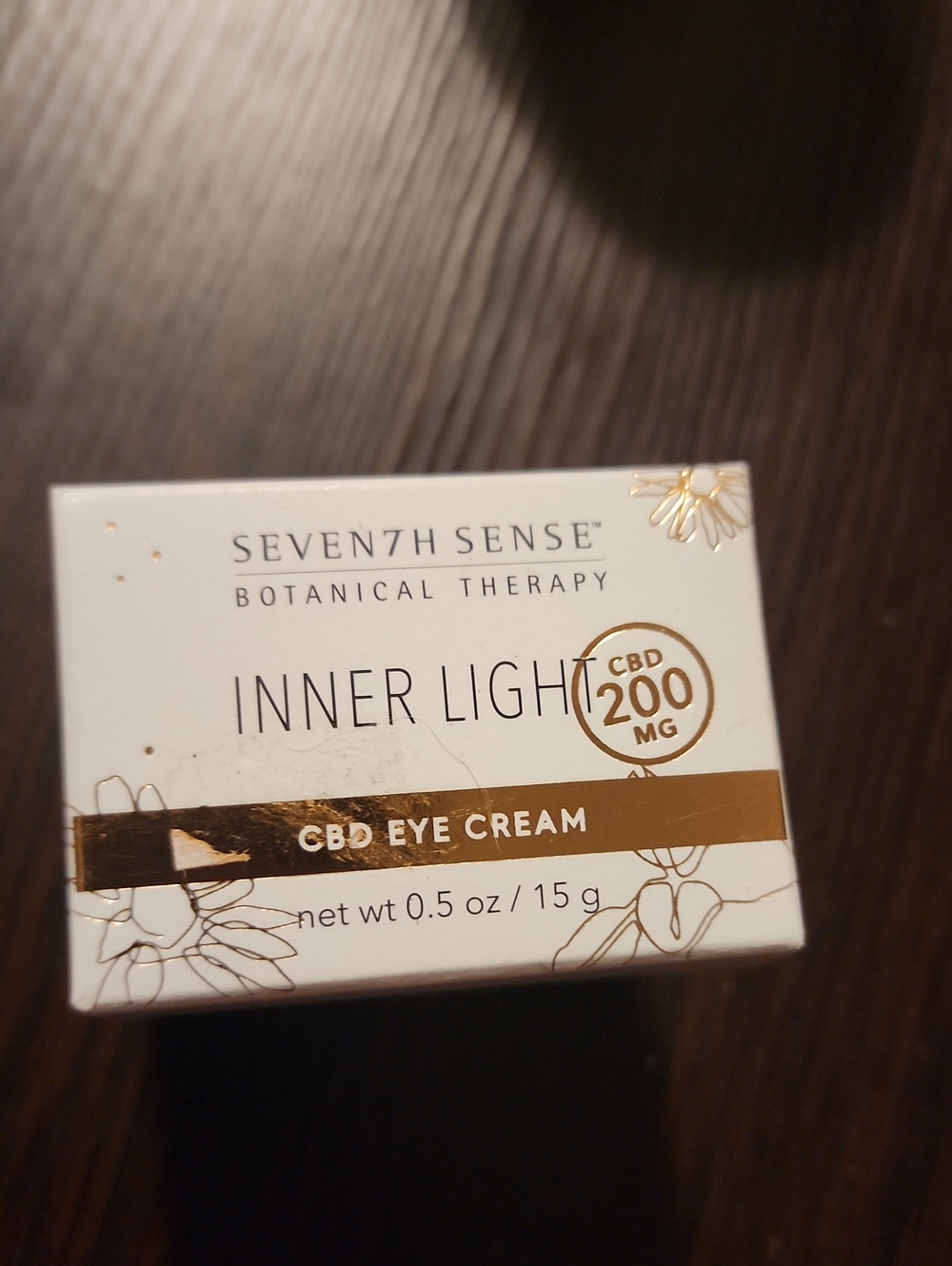 Inner Light CBD Eye Cream — White & Gold